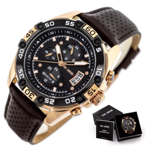 Paul Lorens ZEGAREK MĘSKI PAUL LORENS -PL8754A5-1B1 (zg375d) + BOX