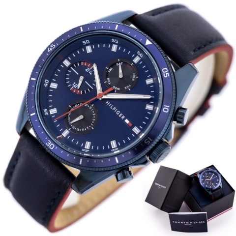 Tommy Hilfiger ZEGAREK MĘSKI TOMMY HILFIGER 1791839 PARKER (zf041b)