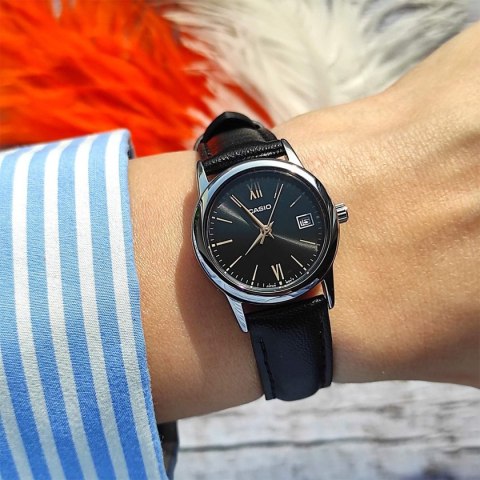 Casio ZEGAREK DAMSKI CASIO LTP-V002L-1B3UDF (zd584j) + BOX