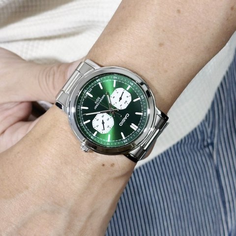 Casio ZEGAREK MĘSKI CASIO MTP-E335D-3E (zd274c) + BOX