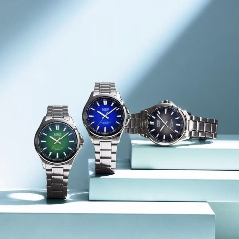 Casio ZEGAREK MĘSKI CASIO MTS-RS100D-3A + BOX