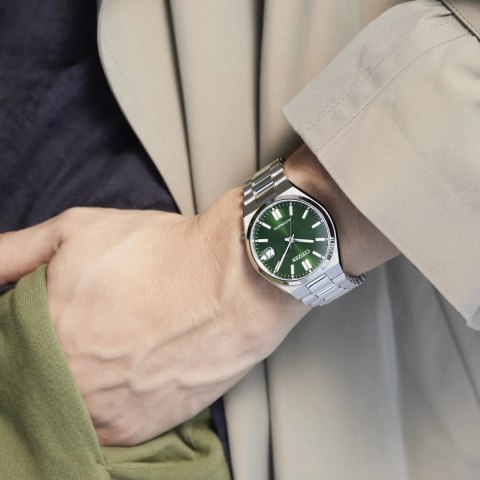 Citizen ZEGAREK MĘSKI CITIZEN Tsuyosa NJ0200-50X - AUTOMAT SZAFIR