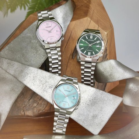 Citizen ZEGAREK MĘSKI CITIZEN Tsuyosa NJ0200-50X - AUTOMAT SZAFIR