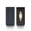 Daniel Wellington ZEGAREK DAMSKI DANIEL WELLINGTON 24mm Bound 3-Link DW00100703 + BOX