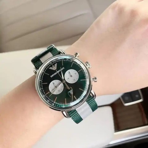 Emporio Armani ZEGAREK MĘSKI EMPORIO ARMANI AR11221 - AVIATOR (zi019e)