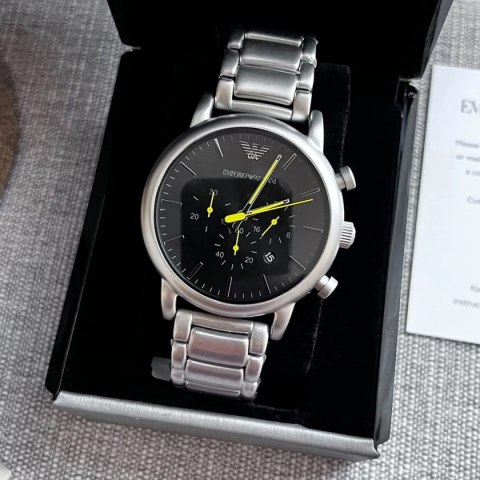 Emporio Armani ZEGAREK MĘSKI EMPORIO ARMANI AR11324 - LUIGI (zi120a)