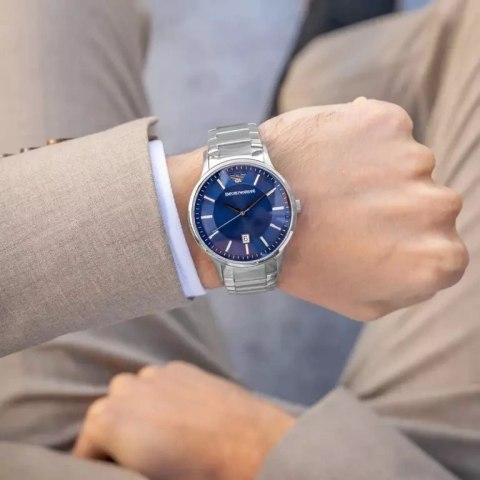 Emporio Armani ZEGAREK MĘSKI EMPORIO ARMANI AR2477 - RENATO (zi001g)