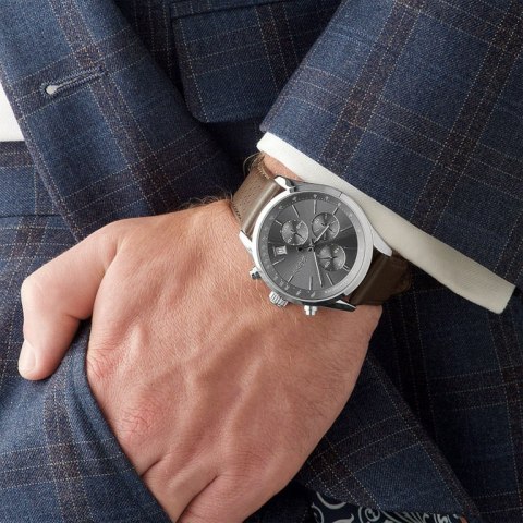 Hugo Boss ZEGAREK MĘSKI HUGO BOSS 1513476 - GRAND PRIX (zh003c) + BOX