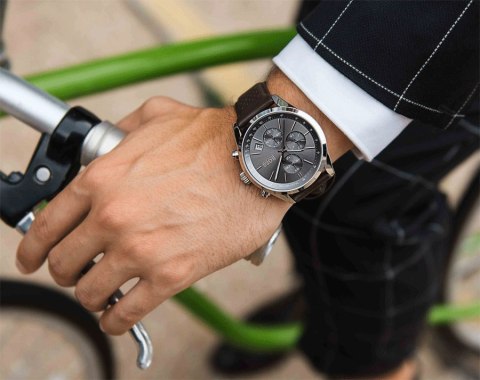 Hugo Boss ZEGAREK MĘSKI HUGO BOSS 1513476 - GRAND PRIX (zh003c) + BOX