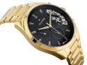 Zegarek Męski Tommy Hilfiger Baker 1710447 Złoty Czarna Tarcza