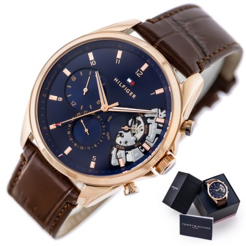 Tommy Hilfiger ZEGAREK MĘSKI TOMMY HILFIGER 1710453 BAKER (zf043e)
