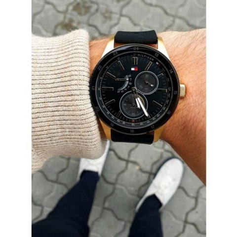 Tommy Hilfiger ZEGAREK MĘSKI TOMMY HILFIGER 1791636 AUSTIN (zf017a) + BOX