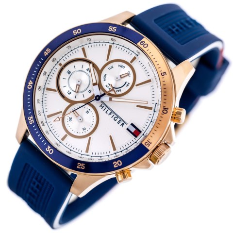 Tommy Hilfiger ZEGAREK MĘSKI TOMMY HILFIGER Bank 1791778 (zf064a) + BOX