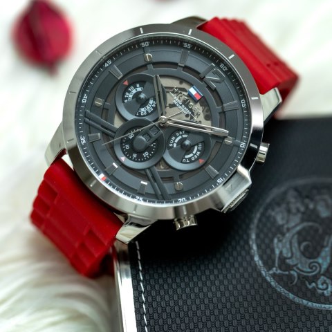 Tommy Hilfiger ZEGAREK MĘSKI TOMMY HILFIGER LUCA 1710490 (zf082a)