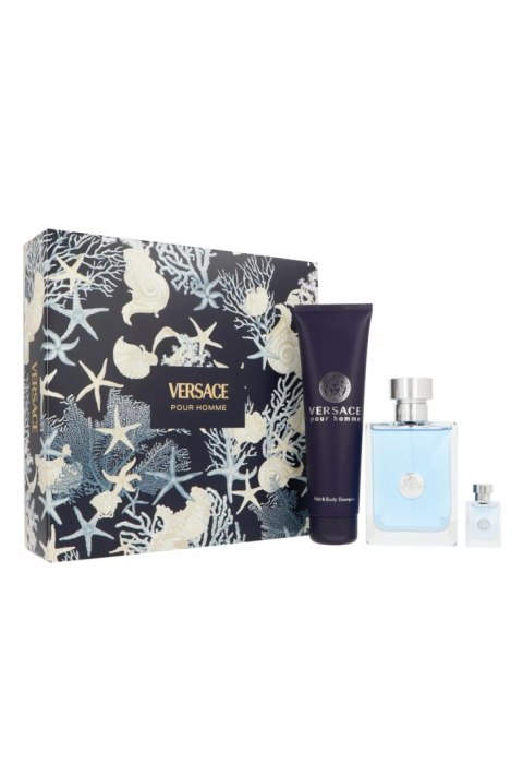 Zestaw Versace Pour Homme Edt 100ml + Shower Gel 150ml + Edt 5ml