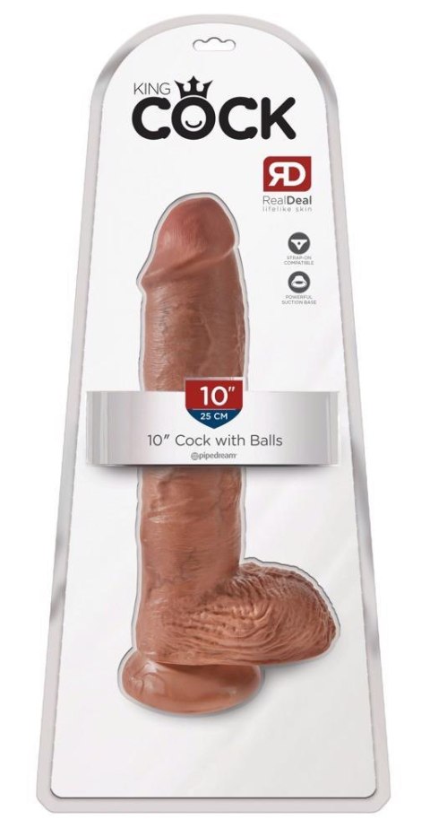 ORION King Cock 10 inch Balls Tan