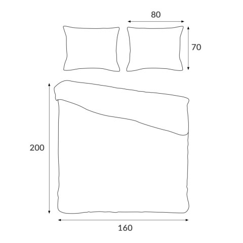 Pościel bawełniana 71481/1 160x200 COTTONLOVE