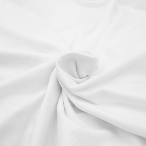 Prześcieradło jersey elastan z gumką WHITE/BIAŁY/180x200x30