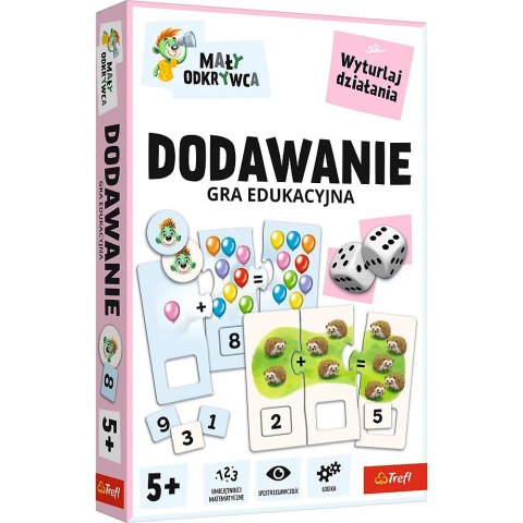 Trefl Trefl: Gra - Dodawanie (Mały odkrywca) / Kazstudio , Rodzina Treflików