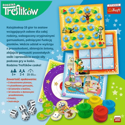 Trefl Trefl | Gra rodzinna | Rodzina Treflików | Kalejdoskop 15 Trefliki