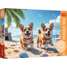 Trefl Trefl: Puzzle 100el. - Corgi-piesek