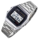 Casio ZEGAREK MĘSKI CASIO A158WA-1D VINTAGE RETRO + BOX