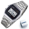 Casio ZEGAREK MĘSKI CASIO A158WA-1D VINTAGE RETRO + BOX