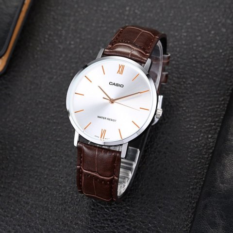 Casio ZEGAREK MĘSKI CASIO MTP-VT01L-7B2 (zd165b) + BOX