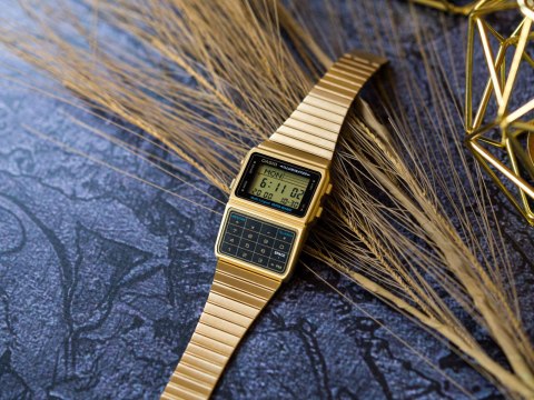 Casio ZEGAREK MĘSKI CASIO VINTAGE DATABANK DBC-611G-1 (zd163a) + BOX