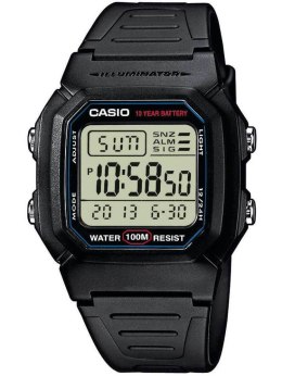 Casio ZEGAREK MĘSKI CASIO W-800H-1A (zd100a) - KLASYKA + BOX