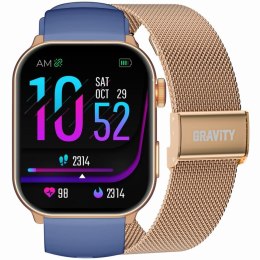 Gravity SMARTWATCH UNISEX GRAVITY GT28-8 - ROZMOWY BLUETOOTH, DODATKOWY PASEK (sg037g)