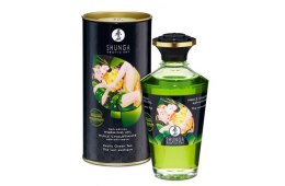 Organiczny Jadalny Olejek Rozgrzewający Do Miejsc Intymnych O Smaku Zielonej Herbaty Aphrodisiac Warming Oil Exotic Green Tea 10