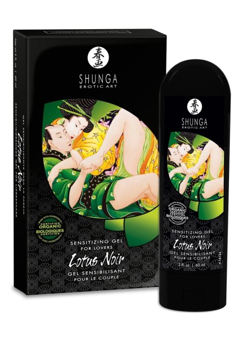 Organiczny Żel Stymulujący Dla Par Lotus Noir Sensitizing Gel For Lovers 60Ml Shunga