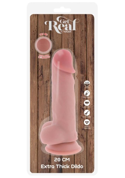 SCALA Deluxe Dual Density Thick Dildo TPE 20 cm