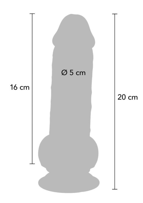 SCALA Deluxe Dual Density Thick Dildo TPE 20 cm