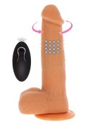 SCALA Rotating Beads Vibrating Dildo Light skin tone