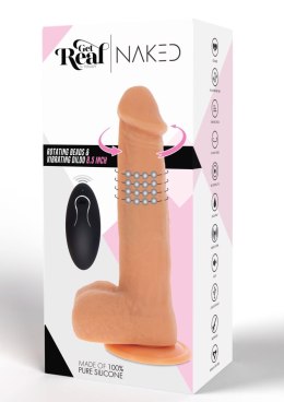 SCALA Rotating Beads Vibrating Dildo Light skin tone