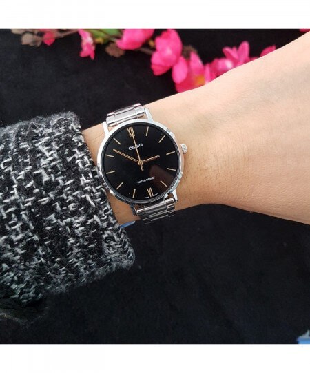 Casio ZEGAREK DAMSKI CASIO LTP-VT01D-1B + BOX