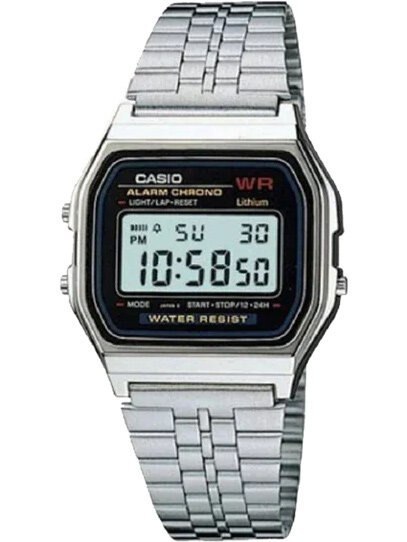 Casio ZEGAREK MĘSKI CASIO A159WA-N1DF - KLASYKA (zd168b) + BOX