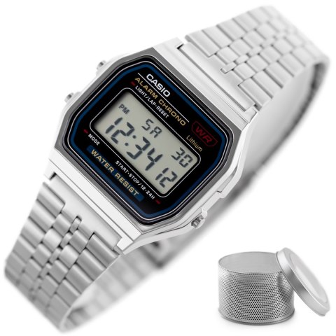 Casio ZEGAREK MĘSKI CASIO A159WA-N1DF - KLASYKA (zd168b) + BOX