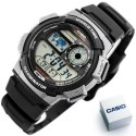 Casio ZEGAREK MĘSKI CASIO AE-1000W 1BVDF (zd073g) - WORLD TIME + BOX
