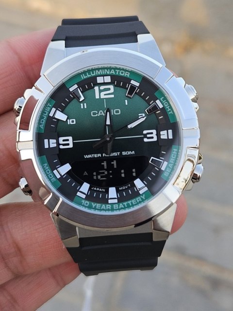 Casio ZEGAREK MĘSKI CASIO AMW-870A-3A + BOX