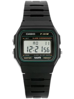 Casio ZEGAREK MĘSKI CASIO F-91W-3DG (zd102c) + BOX