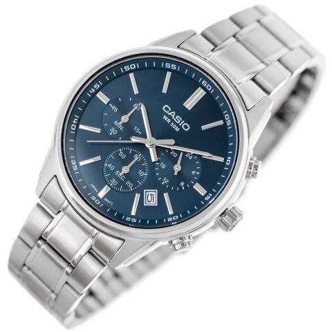 Casio ZEGAREK MĘSKI CASIO MTP-E515D-2A1 (zd265b) + BOX