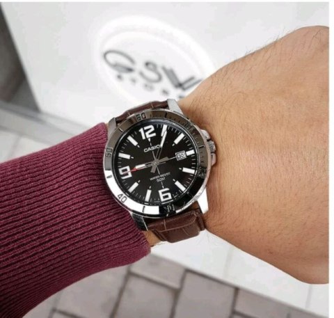 Casio ZEGAREK MĘSKI CASIO MTP-VD01L-1BV (zd169c) + BOX