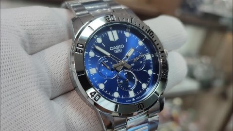Casio ZEGAREK MĘSKI CASIO MTP-VD300D-2E (zd268b) + BOX