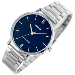 Casio ZEGAREK MĘSKI CASIO MTP-VT01D-2B (zd165n) + BOX