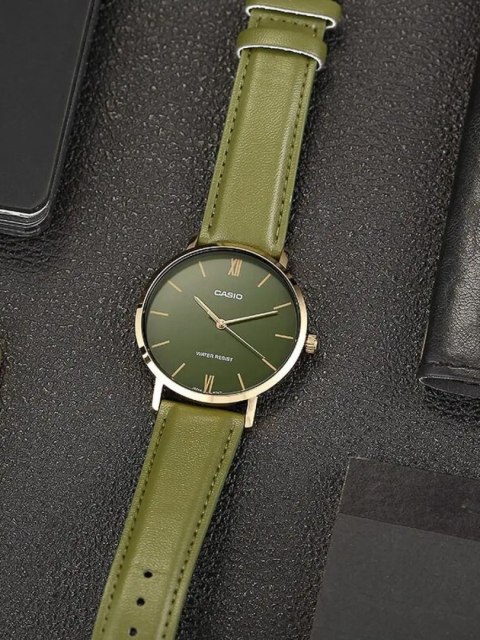 Casio ZEGAREK MĘSKI CASIO MTP-VT01GL-3B + BOX