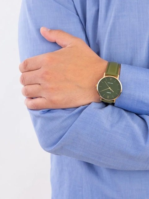 Casio ZEGAREK MĘSKI CASIO MTP-VT01GL-3B + BOX