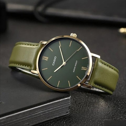 Casio ZEGAREK MĘSKI CASIO MTP-VT01GL-3B + BOX